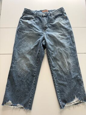 Judy Blue Rigid Magic Wide Crop Jeans